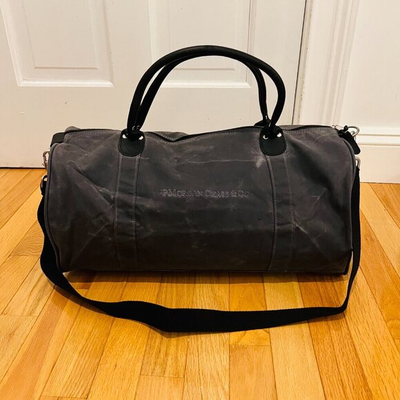 Rare 100% Authentic JP Morgan Chase Private Client Banker Wax Duffle Bag - Picture 1 of 10
